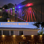 6-Pack Solar Wall Step Lights, Warm White Waterproof