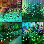 4-Pack Solar Pathway Lights, Waterproof LED Garden Lights
