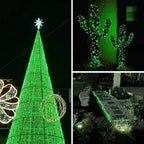 2-Pack Halloween String Lights, 80ft 200 LED Timer