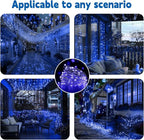 Christmas Fairy Lights 2-Pack, 33ft 100 LED Battery Twinkle Lights
