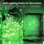 20-Pack Christmas String Lights, 7ft 20 LED Waterproof Twinkle Lights