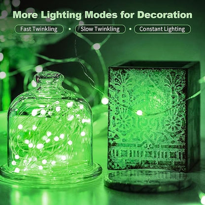 20-Pack Christmas String Lights, 7ft 20 LED Waterproof Twinkle Lights