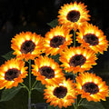 3-Pack Solar Pathway Lights, Waterproof LED Yard Lights