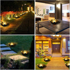 Solar Garden Path Lights, Waterproof