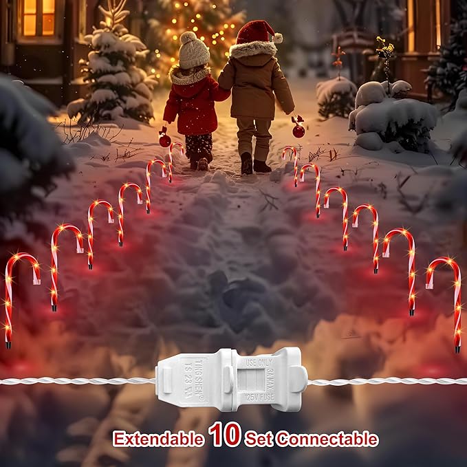 Solar Path Lights, Outdoor Driveway LED