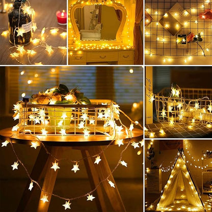 Christmas String Lights, 20ft 40 LED Waterproof Twinkle Lights