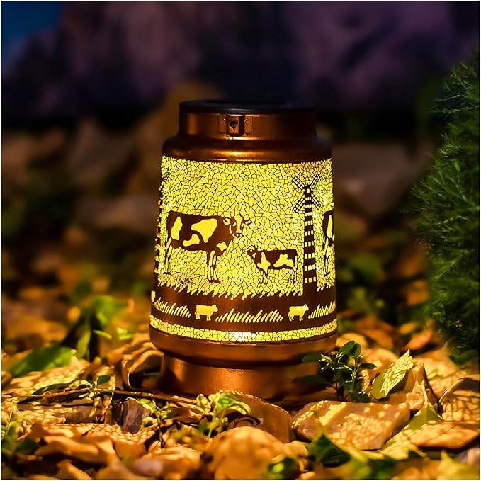 Backyard Solar Outdoor Lanterns, Classic Waterproof LED