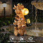 Solar Garden Statue Light, Yard Decor