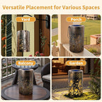 Butterfly Solar Lantern Set, Elegant Yard Lighting