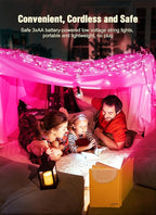Christmas String Lights, 8ft 20 LED Waterproof Twinkle Lights