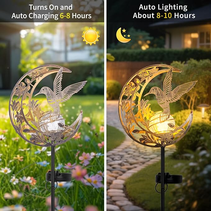 Solar Path Lights, Outdoor Walkway LED