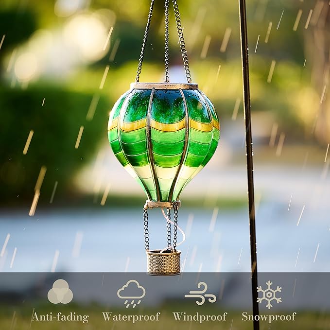 Solar Hanging Lanterns, Outdoor Hanging LED Decor