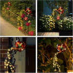 Solar Hummingbird Garden Statue Light, Outdoor Decor