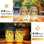6-Pack LED Patio String Lights, Waterproof Outdoor