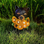 Bear Solar Lawn Figurine Light, Waterproof