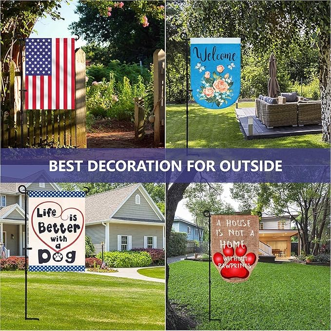 Solar-Powered Flagpole Light, Bright LED