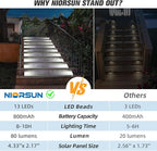 Modern Solar Patio Lights 12-Pack, LED