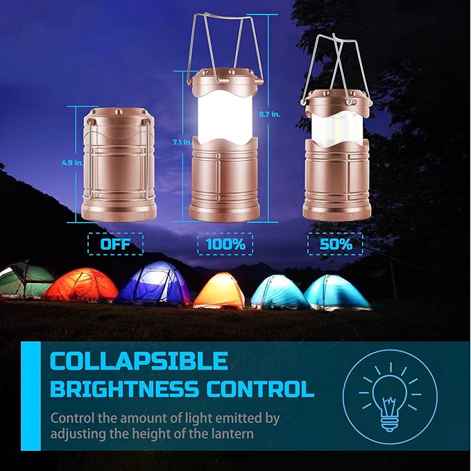 4-Pack Decorative Courtyard Solar Lanterns for Porch, Waterproof LED