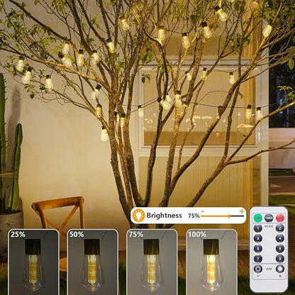 8ft Christmas LED String Lights, Waterproof Timer Lights