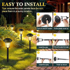 Solar Yard Path Lights 20-Pack, Waterproof