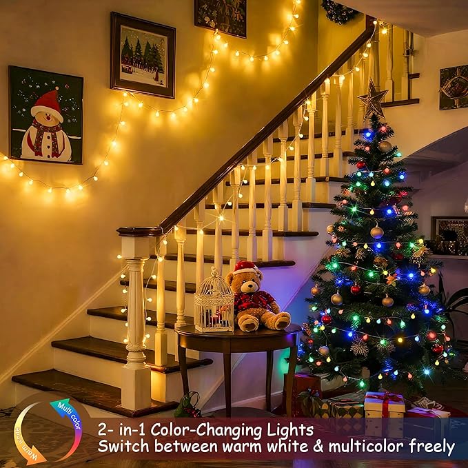 Christmas Twinkle Lights, Waterproof for Patio