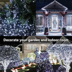 Christmas String Lights, 33ft 100 LED Waterproof Twinkle Lights