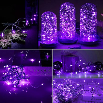 Christmas Backyard String Lights 24-Pack, 20 LED Waterproof