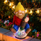 Solar Gnome Statue Light, Yard Decor