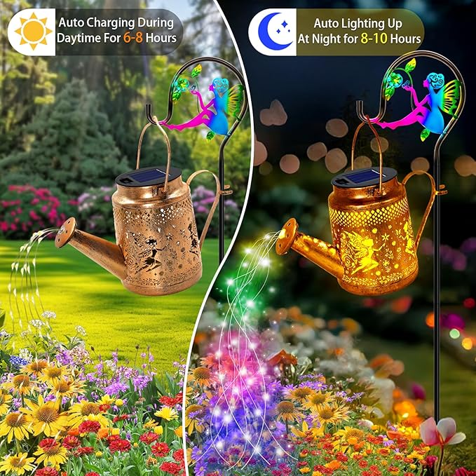 Backyard Solar Lanterns, Waterproof LED Yard Lights