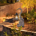Solar Bird Statue Light, Yard Decor