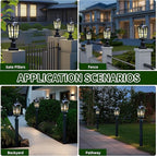 Outdoor Pole Lantern, Weatherproof Post Light