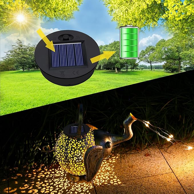 ZNYCYE 2 Pack Upgraded Solar Replacement Top(Top Size 3.15 in, Bottom Size 2.76 in) Double LED Light Modes for Outdoor Lanterns Garden Patio Decor(Warm White&Cool White)