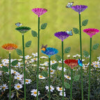 8-Pack Bee Watering Station, Metal Garden Bee Bath
