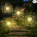 Solar Yard Path Lights 4-Pack, Waterproof