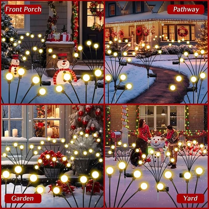 Solar Pathway Lights 2-Pack, Walkway LED
