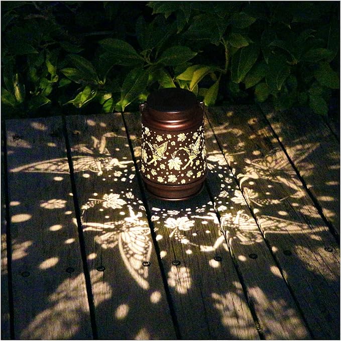 Backyard Solar Lantern Set, Charming Porch Lighting