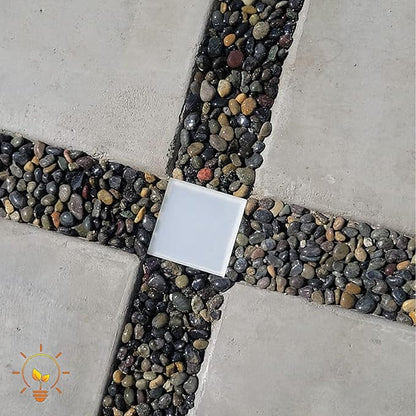 LUMENGY Paver Light 4x4 Inch (3.93x3.93), 2700K Warm White, Glare-Free Brick Lighting for Driveways, Walkways, Pool Decks and Patios, 12V Hardwired, IP67 Waterproof, Drive-Over Rated