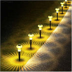 Solar Garden Path Lights 8-Pack, Waterproof