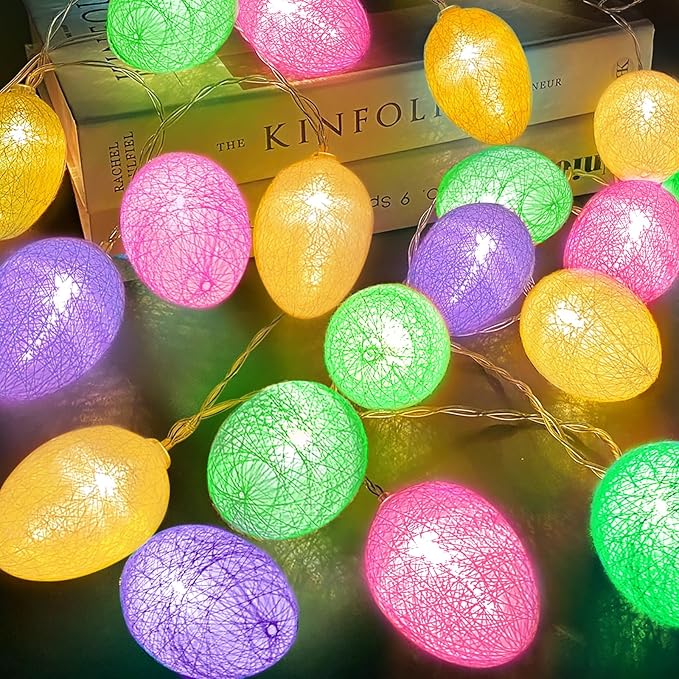 10ft LED Patio String Lights, Waterproof Outdoor