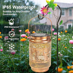 Hummingbird Solar Hanging Lanterns, Decorative Yard Decor