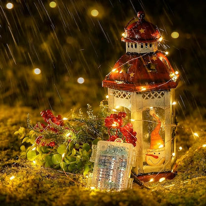 Outdoor String Lights, Warm White Fairy Lights Battery Operated with Remote, Led Twinkle Lights for Bedroom, Dorm, Backyard, Wedding, Tree (Warm White, 66FT-200LED)