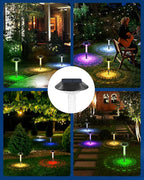 6-Pack IP68 Solar Landscape Lights for Driveway