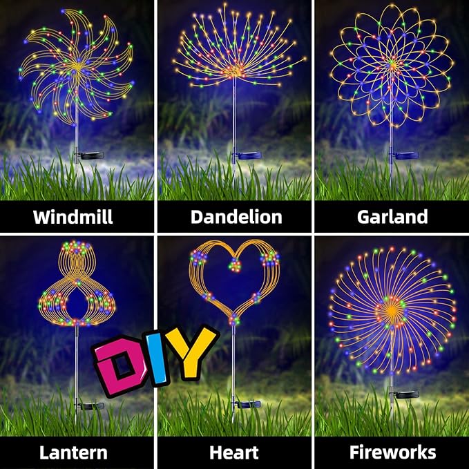 Copper Solar Pathway Lights, Yard LED