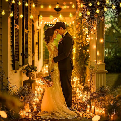 Christmas Fairy Lights, 66ft 200 LED Battery Twinkle Lights