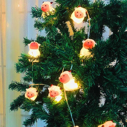 Porch String Lights, 4ft Weatherproof LED