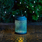 Solar Courtyard Lanterns, Outdoor Hanging LED Decor