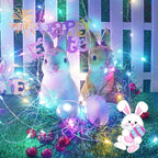 16ft Multicolor Outdoor Edison String Lights, Weatherproof