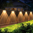 Solar Stair Step Lights, Warm White Waterproof