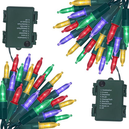 Christmas Fairy Lights, 16ft Battery Twinkle Lights