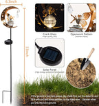 Warm White Solar Path Lights, Outdoor Walkway LED